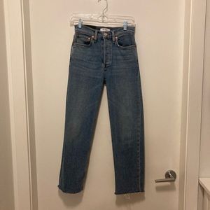Re/Done 70’s Stove Pipe Jean Sz 25